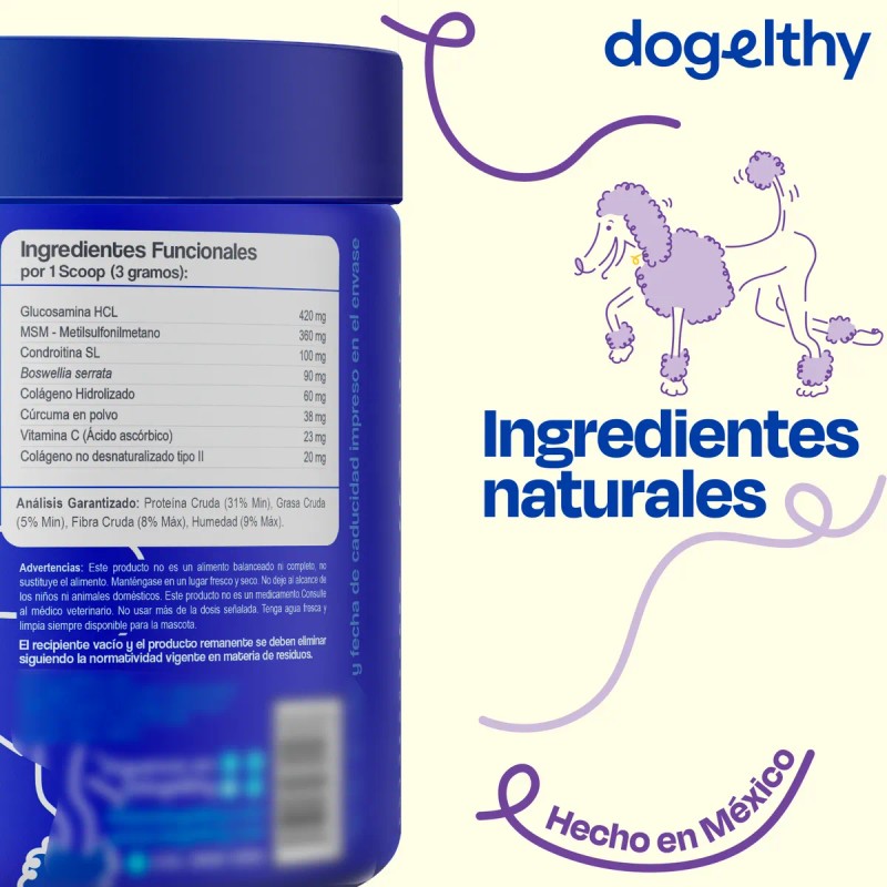 Dogelthy Pack De 2 Mobility Sabor Cerdo Para Perros 270