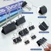 BainGesk 210 pcs Binder Clips Paper Clamps Assorted Sizes, X