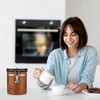 Bincoo Airtight Coffee Canister with Date Tracker - Holds a