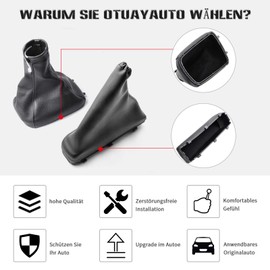 Astra G Gear Stick Gaiter and Handbrake Gaiter OTUAYAUTO Plug Play Microfibre Leather Replacement Part