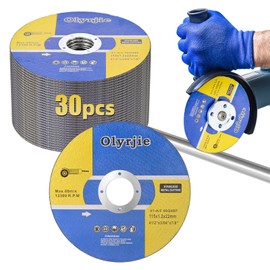 30 Pack 4 1/2 in Cut Off Wheel Cutting Wheels for Angle Grinders, Ultra Thin Grinding Wheels, Metal Cutting Discs