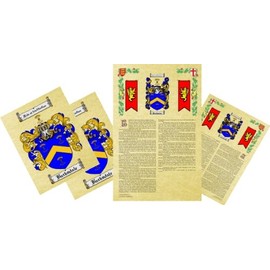 Goodman Coat of Arms, Family Crest & History Combo