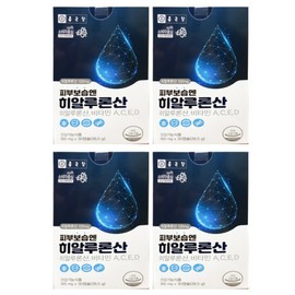 Chong Kun Dang Skin Moisturizing Hyaluronic Acid 950mg x 30 capsules 4 boxes hi / 종근당 피부보습엔 히알루론산 950mg x 30캡슐 4박스 hi