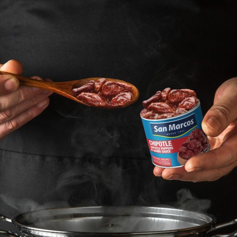 San Marcos Chipotle Peppers In Adobo Sauce, 28 Ounce