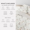 LINENS & HUTCH Bedding Bundle, Patterned Microfiber Comforter Set and