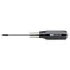 ANEX Screwdriver Penetrating Wooden Handle (Strong) +0 x 75 No.