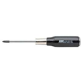 ANEX Screwdriver Penetrating Wooden Handle (Strong) +0 x 75 No. 170