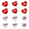 Valentine Conversation Heart Resin Ornament, for Table Decorations Vase Filler