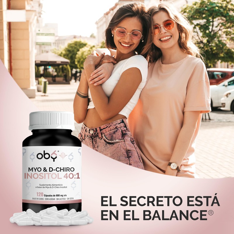 Oby Myo y D-Chiro-inositol Ratio 40:1 con 240 capsulas de