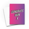 Tongue in Peach Congratulations Cards, New Job Card, Congrats Hun,