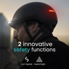 Overade Life Helmet for Bikes and e-Scooters, with Powerful Front/Rear