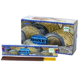 Satya Nag Champa Money Incense Sticks | Used for Aromatherapy, Spa, Yoga, Weddings, Meditation, Healing, Positivity and Relaxation
