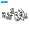 PATIKIL Insert Nuts M4 to M6 Male Length 0.3 inches