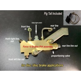 Kit de disco/disco de válvula dosificadora GM - pernos de soporte, soporte, líneas, cola de cerdo