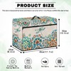 Mumeson Boho Flower Dragonfly Sewing Machine Cover, Portable Dust Protection