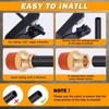 XaXmTee 14 Pcs 1/4" Brass DOT Air Line Fittings Kit
