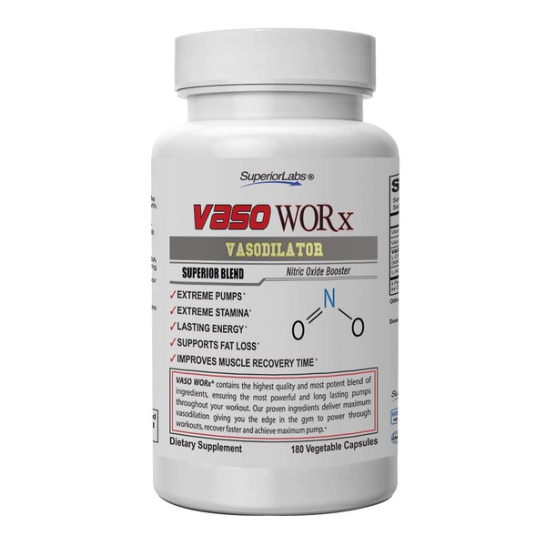 Superior Labs Superior Labs – VASOWORx® – Nitric Oxide Supplement