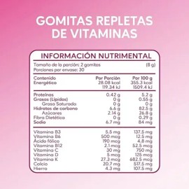 Suplemento Súluu Multivitamínico Femenino Ácido Fólico Vitaminas D3 K1 B3 B6 B12 C Hierro y Calcio Sin Gluten                                         