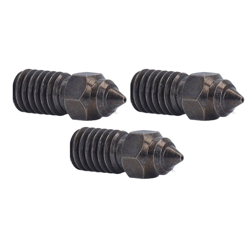 3Pcs Hardened Steel Nozzle High Speed 1.75MM 0.4mm for ENDER