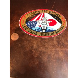 1992 Space Shuttle Endeavour STS-47 Sticker! 4 3/4" by 3 1/16". FREE SHIPPING