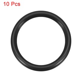 sourcing map Pack of 10 O Ring Seal 20 mm x 25.3 mm x 2.65 mm Metric Nitrile Rubber Sealing Rings Rubber Seals for Cream Dispenser Pump Quick Coupling Transfer Adapter