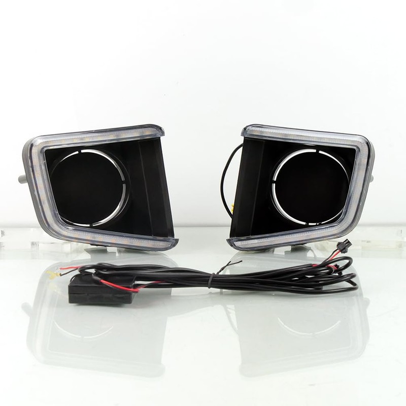 LED DRL Fog Lights Fit for 2014-2021 Toyota Tundra with