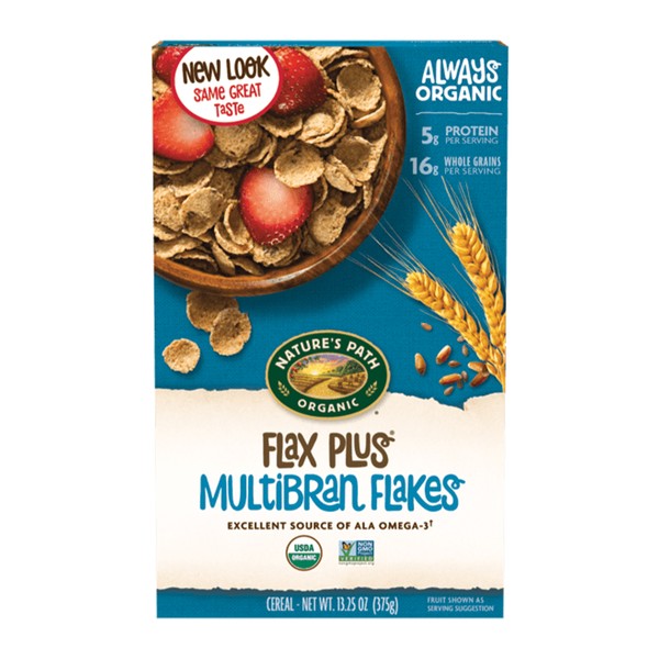 Nature's Path Organic Cereal Multibran Flakes Flax Plus 375g