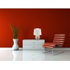 Reality Leuchten Ceramic Table Lamp with Fabric Shade