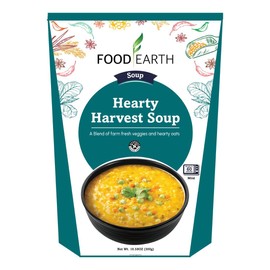 Food Earth Soup | Wholesome, Vegan, Gluten-Free | 10.58oz (300g) Each, Pack of 6 | Just Heat & Eat (Oat & Veggie Soup)