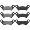 Front & Rear Brake Pads for Arctic Cat 1200 Cushmn