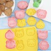 MIANXIAOXIN 8 Pcs Animals Cookie Cutters Cartoon Fun Biscuit Moulds