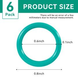 HUTUDAN 6PCS Boiler Cover O-Ring, Compatible with Rowenta Steam Iron CS-00098730 DG5030, Replacement Seals for Iron Steamers - Steam Generator Accessories for Rowenta Steam Boiler Parts