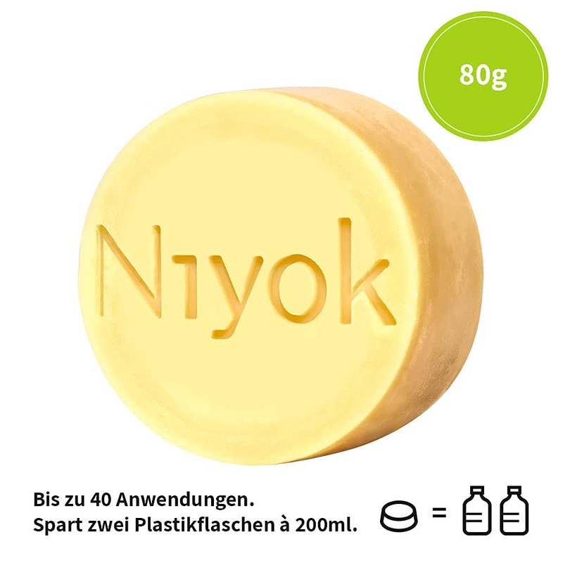 Niyok® 2 in 1 Solid Shampoo and Conditioner Skin-neutral pH