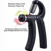 IDEAPRO 2pcs Adjustable Hand Grip Exerciser (10-50kg) - Strengthen Grip,