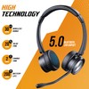 eartec office Bluetooth Wireless Headset with Microphone for Laptop, PC