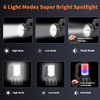WEILAI Superbright Handheld LED Spotlight Flashlight Powerful Searchlight USB Rechargeable