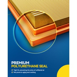 PHILTOP Engine air filter CA11960 Replacement for 2014-2018 Ram 1500, 2019 1500 Classic, 2014-2018 Ram (2500 & 3500 & 4500 & 5500), 3.0L 6.4L