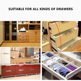 Drawer Slides 14 Inch Ball Bearing Full Extension 3 Section Slide Track Mounting Drawer Runners Slider for Cabinet Home Furniture, 2 Pack(Black 14 Inch)