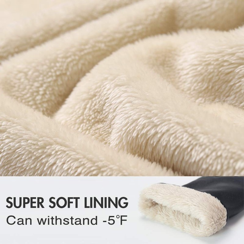 Vislivin Full-Hand Womens Touch screen Gloves Genuine Leather Gloves Warm