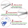 2 Pcs Kids Scissors, Children Blunt tip Safety Scissors for