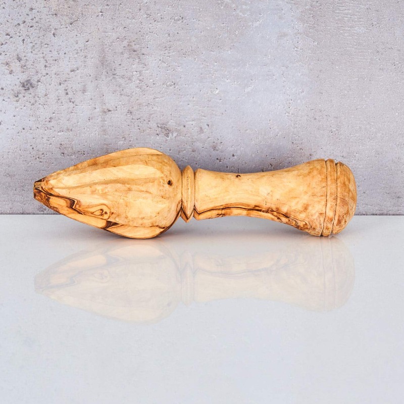 Lemon Squeezer Approx. 15 cm Olive Wood Citrus Juicer Hand