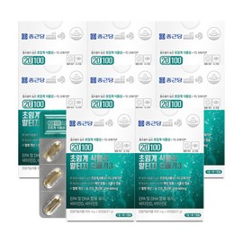 Chong Kun Dang 20100 Microalgae Plant-based RTG Omega-3 8 Boxes / 70% Purity, Improves Blood Circulation and Dry Eyes / 종근당 20100 미세조류 식물성 알티지 오메가3 8박스  순도 70% 혈행 건조한눈 개선