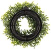 Decorative Wreath Boxwood Plastic Diameter 19 cm