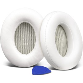 SOULWIT Ear Pads Replacement for JBL Everest Elite 700 (Model: V700NXT) Headphones, Earpads Cushions with High-Density Noise Isolation Foam, Softer Protein Leather - White