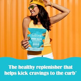 Ultima Replenisher Suplemento Crave Killer y polvo de electrolitos  Tropical Fusion, 14 sobres  Paquetes de hidratacin que eliminan los antojos       