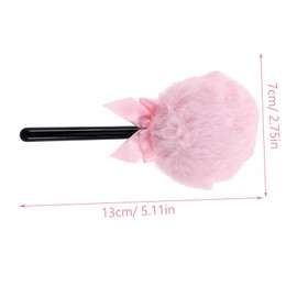 FOMIYES 2pcs Face Makeup Powder Puff for Loose Mineral Powders Compact Portable Tools for Effortless Application for Home Travel Use