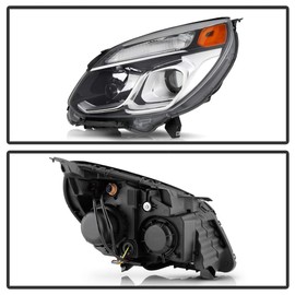 ACANII - For 2016-2017 Chevy Equinox Factory OE Style Projector Headlight Headlamp Assembly Replacement Left Driver Side