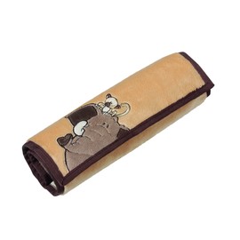 NICI Roll Pencil Case Elephant and Monkey Plush 26 x 19.5 cm