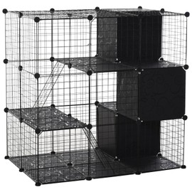 Pet Playpen - Large Modular Cage, Safe & Versatile Play Space for Rabbits, Kittens, Chinchillas & Small Pets