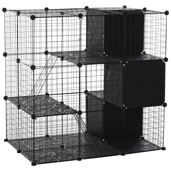 Pet Playpen - Large Modular Cage, Safe & Versatile Play